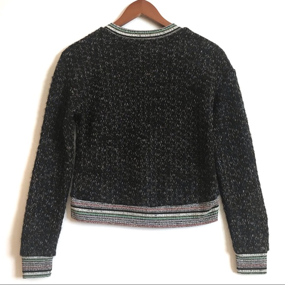 Multicolored Thread Crop Sweater Size S - Picture 7 of 8